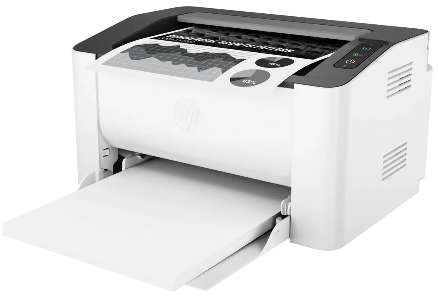 внешний вид принтера HP Laser 107w